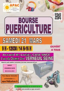 Affiche bourse puériculture 2026