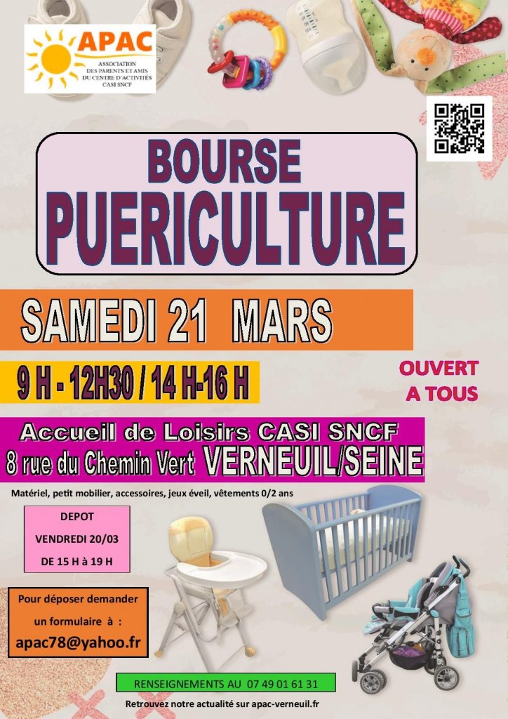 Affiche bourse puériculture 2026